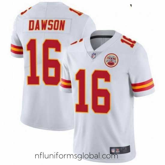 Ravishing Kansas City Chiefs 16 Len Dawson White Vapor Limited Jersey