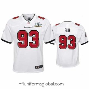 Captivating Ndamukong Suh Buccaneers White Super Bowl Lv Game Jersey