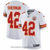 Sumptuous Nike Chiefs 42 Anthony Sherman White Stitched NFL Vapor Untouchable Limited Jersey