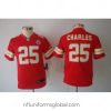 Sumptuous Nike Kansas City Chiefs 25 Charles Red LIMITED Jerseys