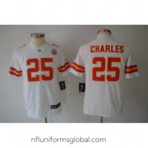 Stunning Nike Kansas City Chiefs 25 Charles White LIMITED Jerseys