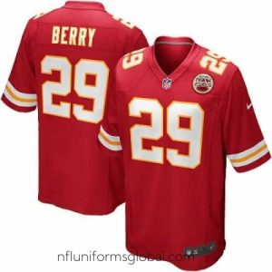 Irresistible Nike Kansas City Chiefs 29# Eric Berry Game Red Color Jersey
