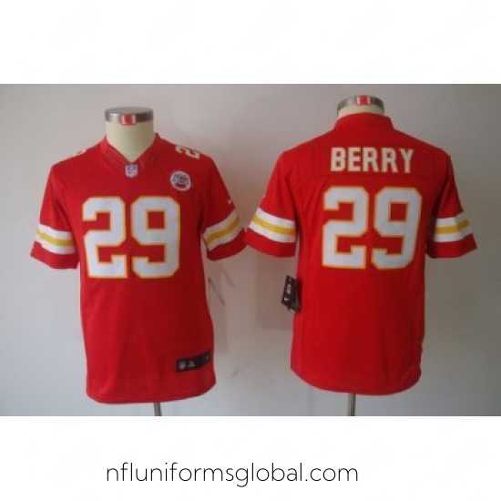 Ravishing Nike Kansas City Chiefs 29# Eric Berry Red Limited Jerseys
