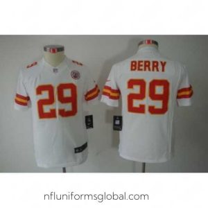 Enchanting Nike Kansas City Chiefs 29# Eric Berry White Limited Jerseys