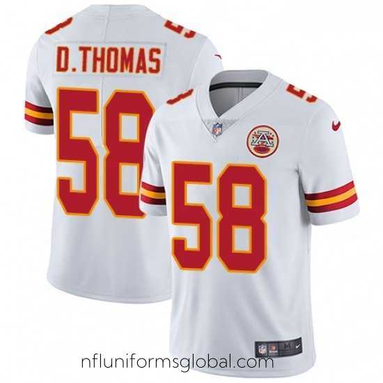 Captivating Nike Kansas City Chiefs 58 Derrick Thomas White Vapor Untouchable Limited Player NFL Jersey