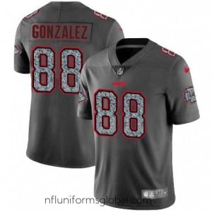 Ravishing Nike Kansas City Chiefs 88 Tony Gonzalez Gray Static Vapor Untouchable Limited NFL Jersey