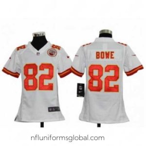 Alluring Nike NFL Kansas City Chiefs #82 Dwayne Bowe white Jerseys