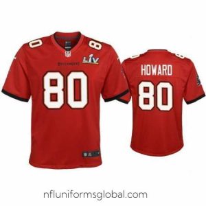 Alluring O.J. Howard Buccaneers Red Super Bowl Lv Game Jersey
