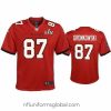 Divine Rob Gronkowski Buccaneers Red Super Bowl Lv Game Jersey