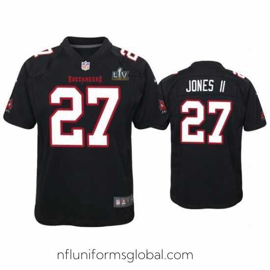 Ravishing Ronald Jones Ii Buccaneers Black Super Bowl Lv Game Fashion Jersey