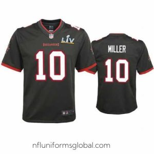 Divine Scotty Miller Buccaneers Pewter Super Bowl Lv Game Jersey