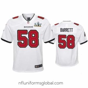 Sumptuous Shaquil Barrett Buccaneers White Super Bowl Lv Game Jersey