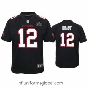 Enchanting Tom Brady Buccaneers Black Super Bowl Lv Game Fashion Jersey