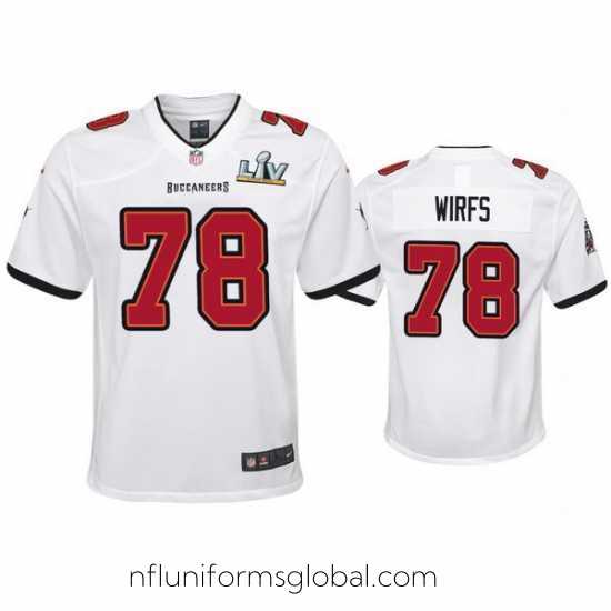Exquisite Tristan Wirfs Buccaneers White Super Bowl Lv Game Jersey