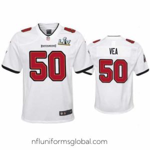 Captivating Vita Vea Buccaneers White Super Bowl Lv Game Jersey